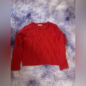 Vintage red sweater, XS